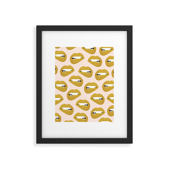 Don't Speak Evil #society6 #decor #buyart Framed Art Print Gallery Image 1