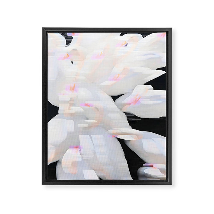 Duck Pond Haze Framed Canvas Print Gallery Image 1