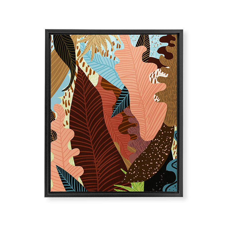 Earthy Forest Framed Canvas Print Gallery Image 6