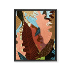 Earthy Forest Framed Canvas Print Gallery Image 6