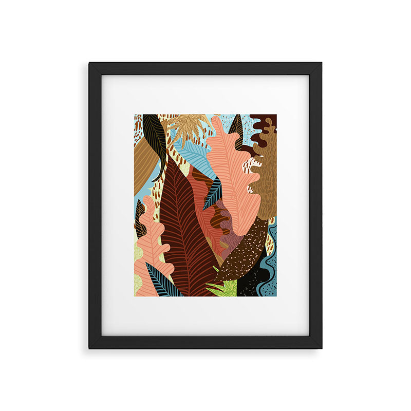 Earthy Forest Framed Art Print Gallery Image 5