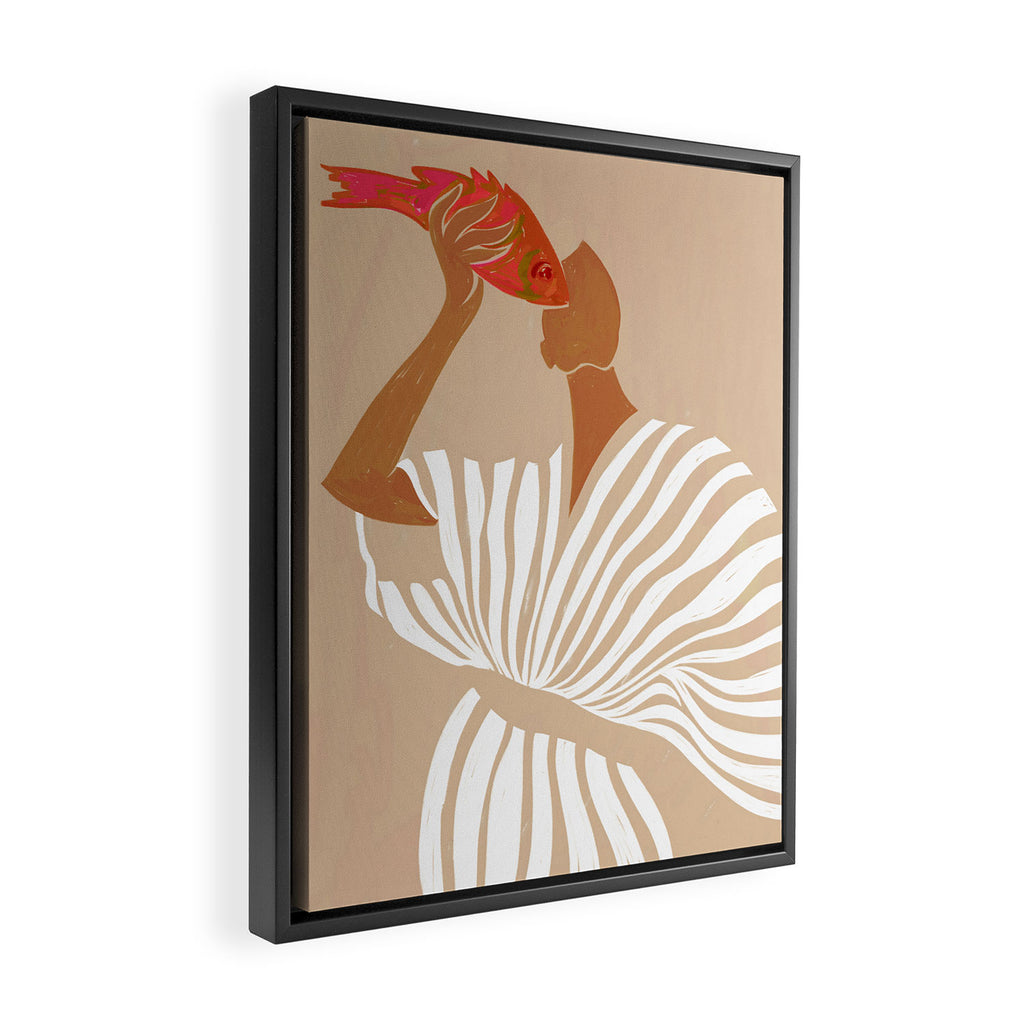 Fish Eye Paradox Framed Canvas Print Gallery Image 2