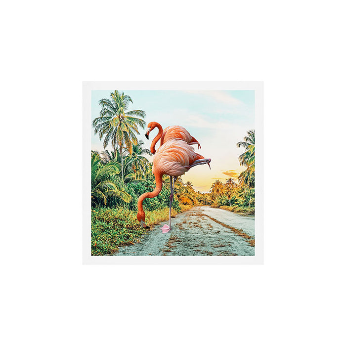Flamingo Vacay #photography #surrealism Art Print Gallery Image 1