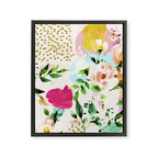 Floral Blush #society6 #decor #buyart Framed Canvas Print Gallery Image 6