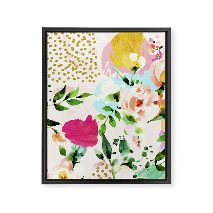Floral Blush #society6 #decor #buyart Framed Canvas Print Gallery Image 1