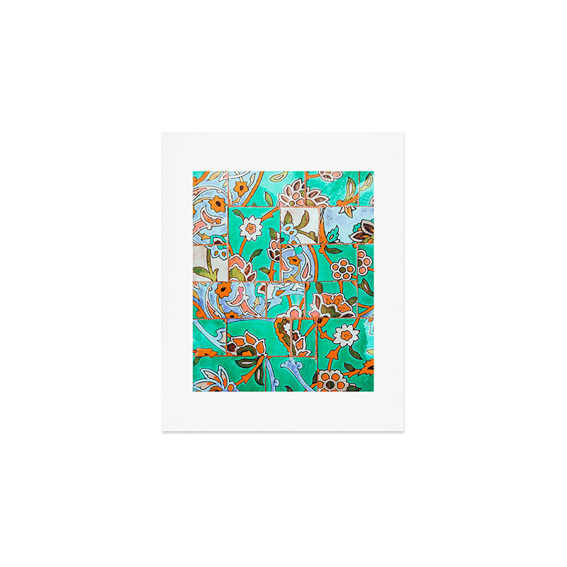 Floral Morocco Art Print Gallery Image 1