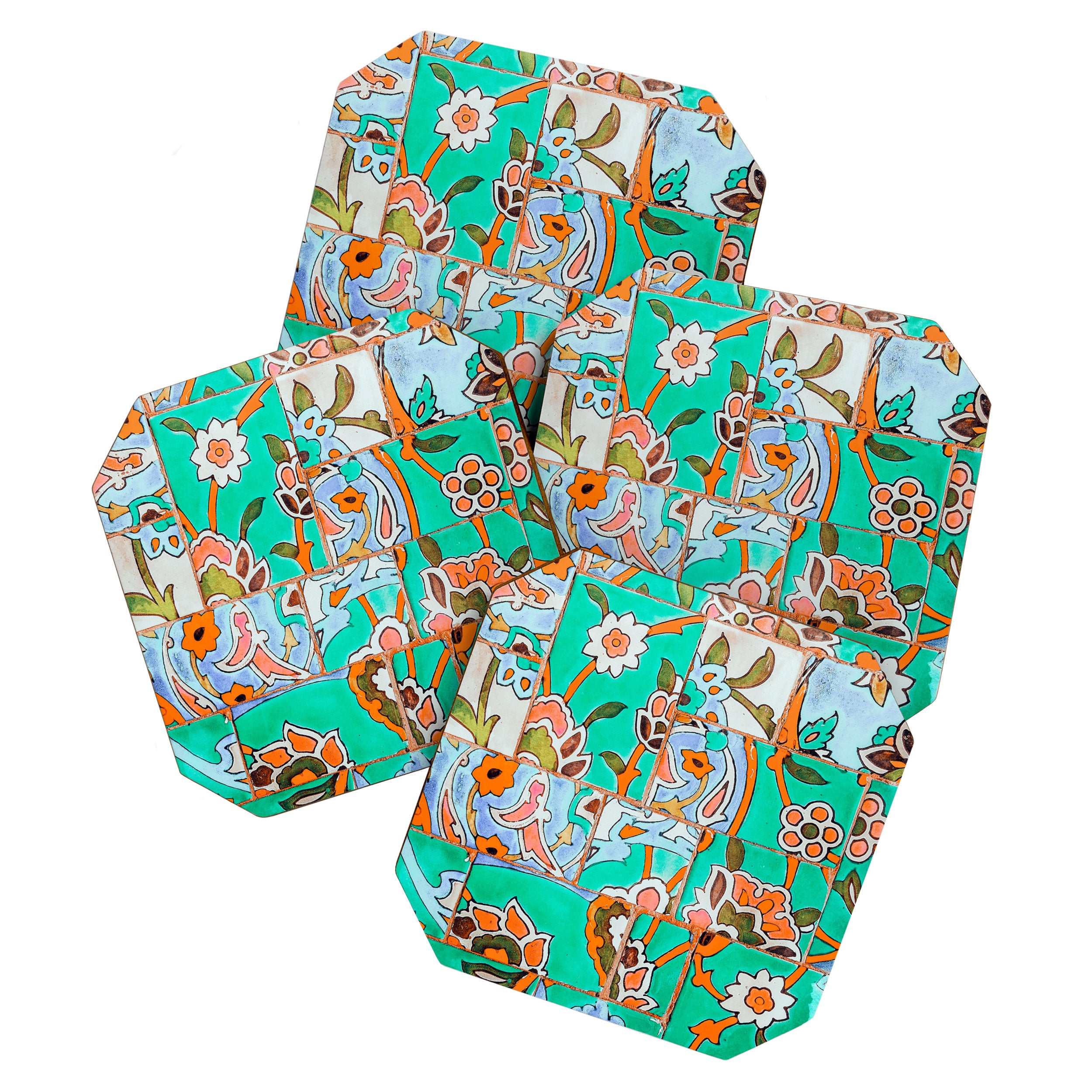 Floral Morocco Coaster Gallery Image 1