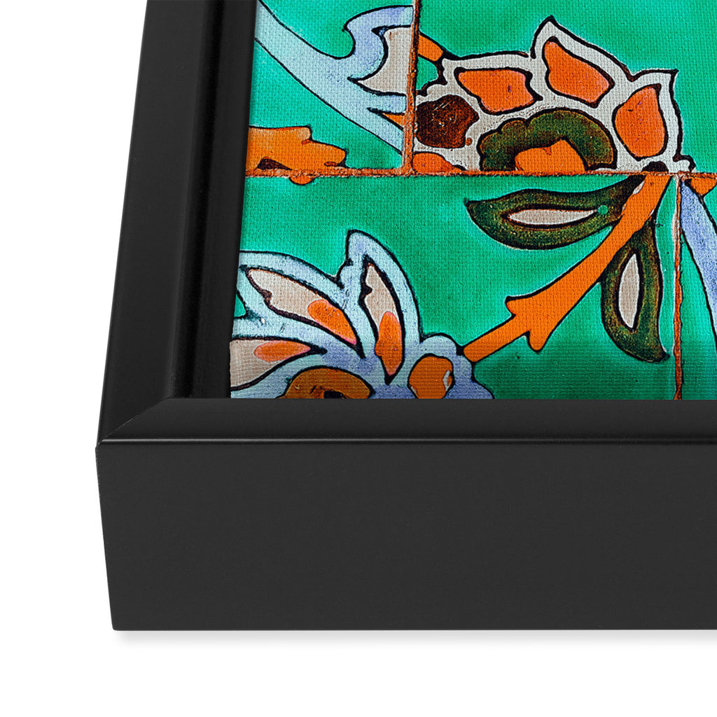 Floral Morocco Framed Canvas Print Gallery Image 3