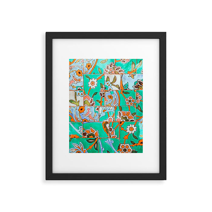 Floral Morocco Framed Art Print Gallery Image 1