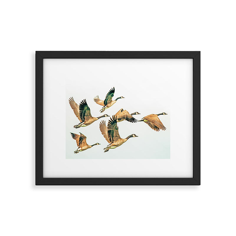 Fly Away || #photography #birds Framed Art Print Gallery Image 4