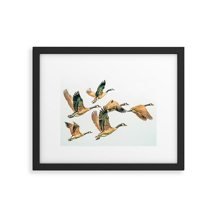 Fly Away || #photography #birds Framed Art Print Gallery Image 1