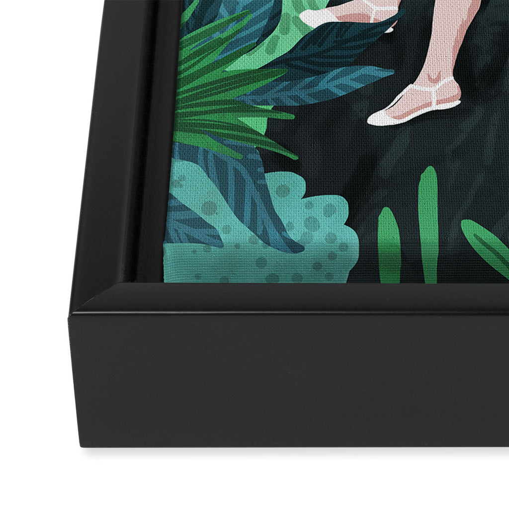 Forest Gaze Framed Canvas Print Gallery Image 3