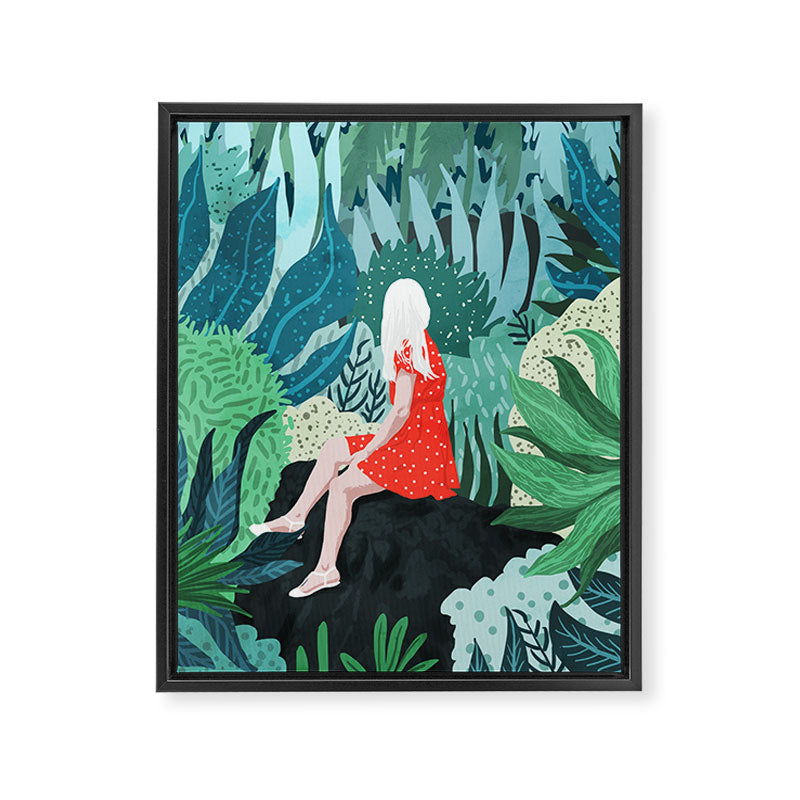 Forest Gaze Framed Canvas Print Gallery Image 6