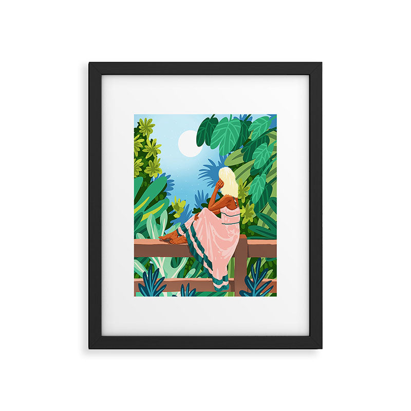 Forest Moon Bohemia Framed Art Print Gallery Image 5