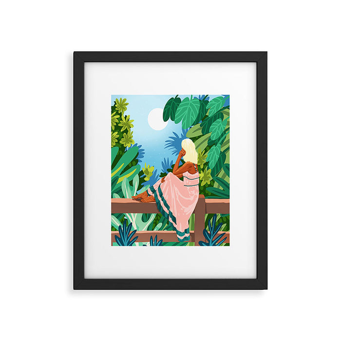 Forest Moon Bohemia Framed Art Print Gallery Image 1