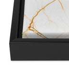 Gold + Marble Framed Canvas Print Gallery Image 3