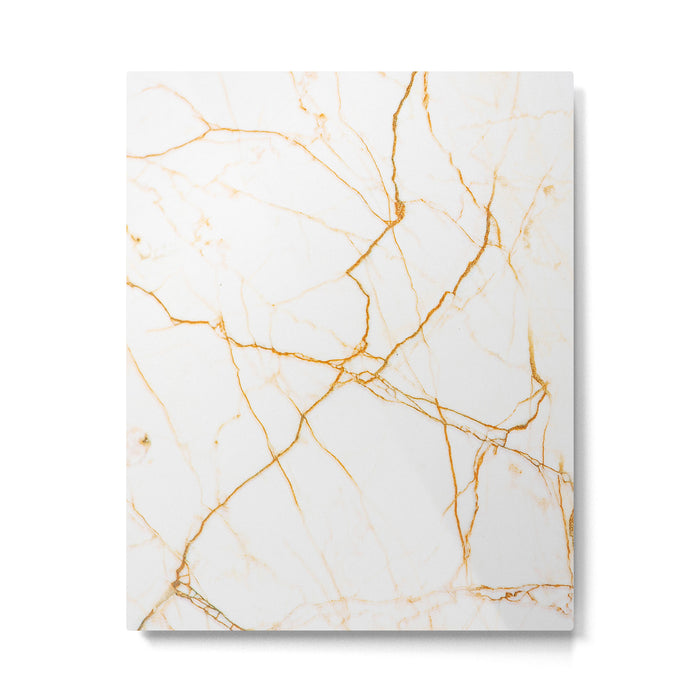 Gold + Marble Metal Print Gallery Image 1
