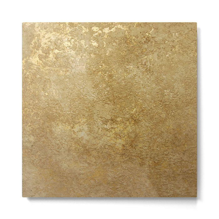 Gold Rush, Golden Shimmer Texture, Exotic Metallic Shine Graphic Design Metal Print Gallery Image 1