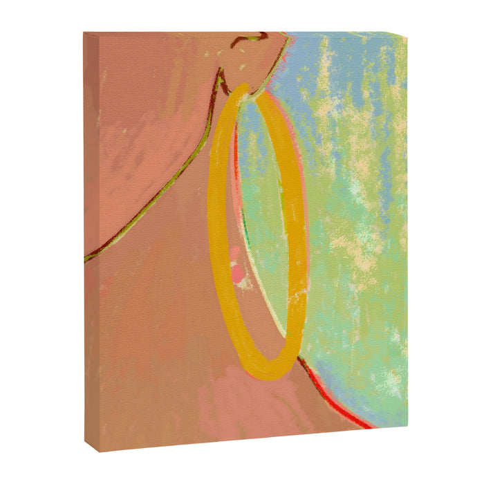 Golden Hoops Canvas Print Gallery Image 1