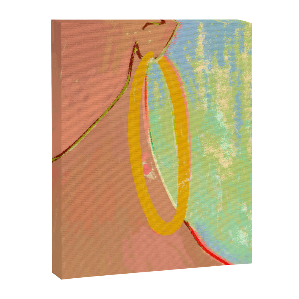 Golden Hoops Canvas Print Gallery Image 6