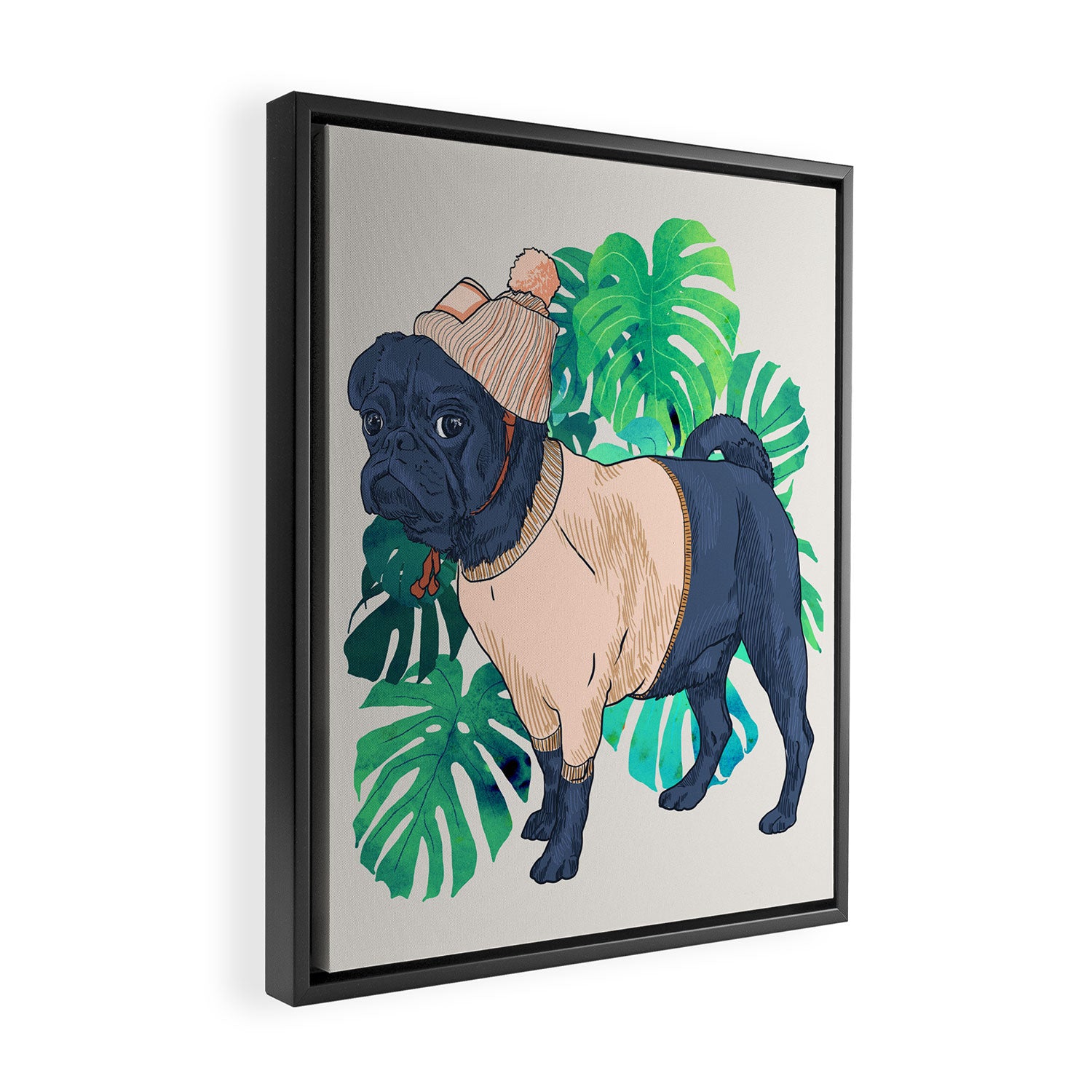 Got a Pug? Framed Canvas Print Gallery Image 2