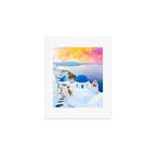 Greek Fantasy, Greece Travel Tropical Photography, Nature Landscape Ocean Architecture Graphic Art Print Gallery Image 1