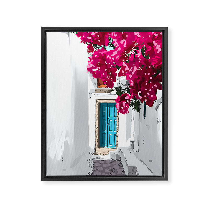 Greek Hideout Framed Canvas Print Gallery Image 6