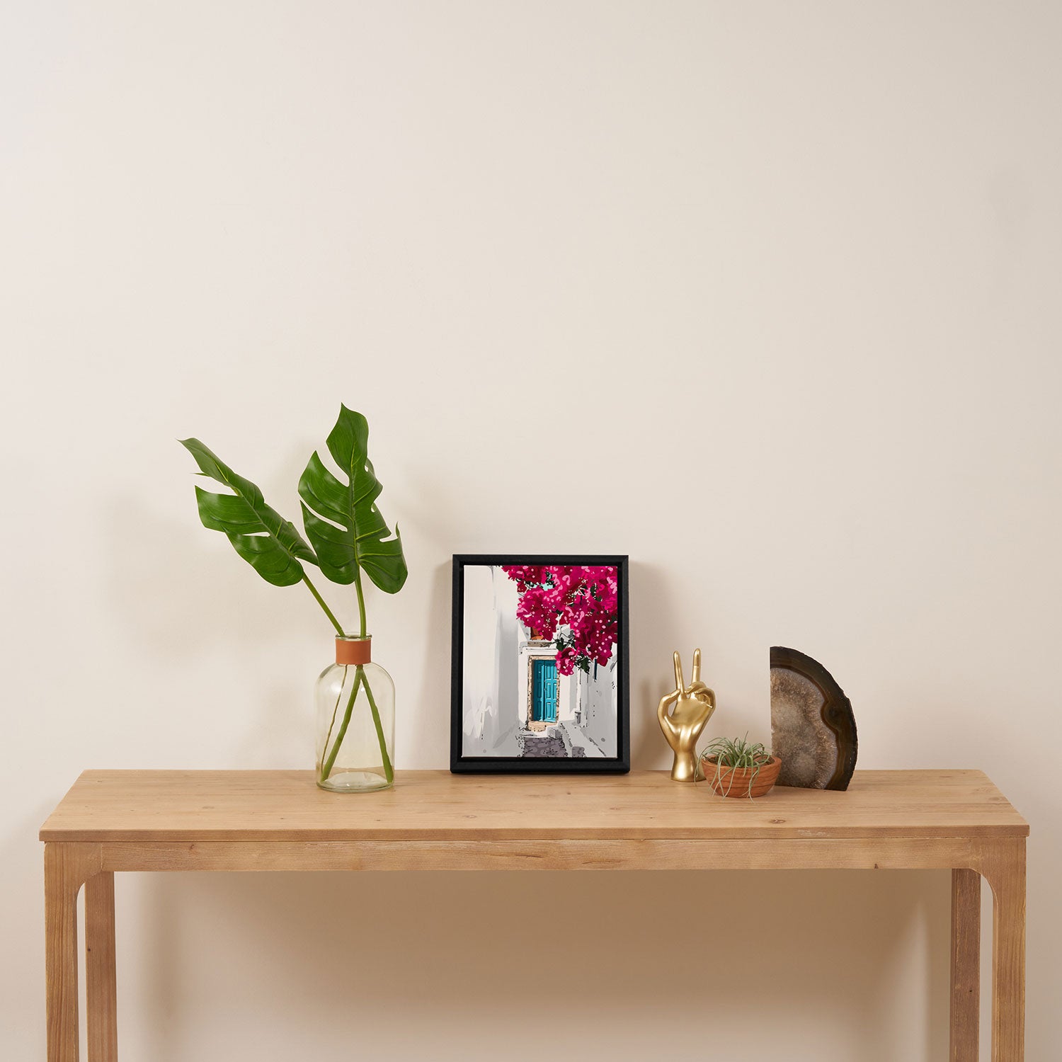Greek Hideout Framed Canvas Print Gallery Image 4