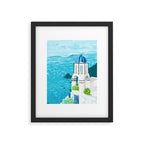 Greek Landscape #painting #travel #greece Framed Art Print Gallery Image 5