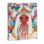 Her Highness, Royal Princess Royalty Queen, Boss Lady Brown Girl Boss, Bohemian Eclectic Heir Empower Portrait Canvas Print Gallery Image 8
