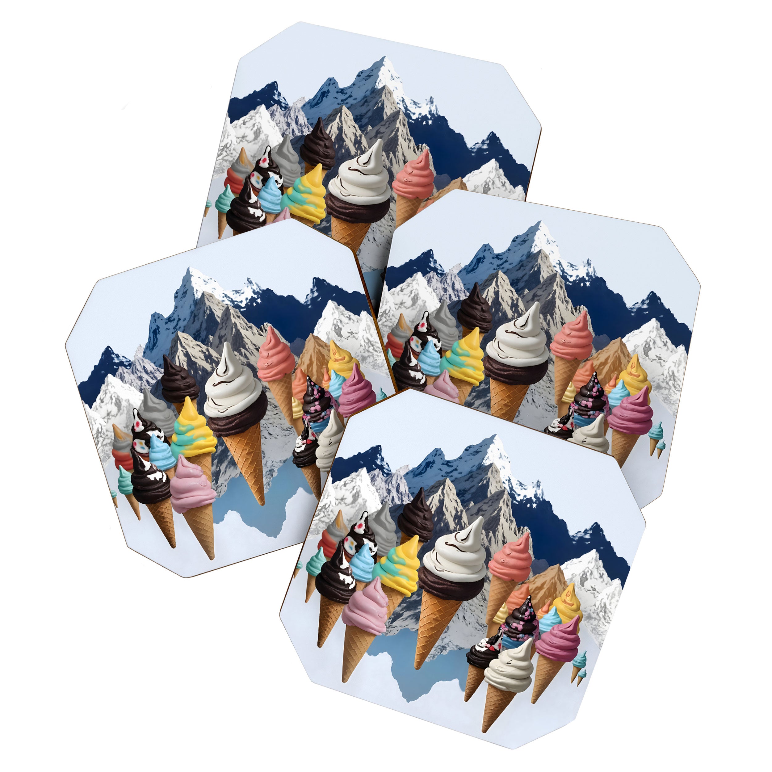 Ice cream Mountains Coaster Gallery Image 1