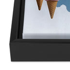 Ice cream Mountains Framed Canvas Print Gallery Image 3