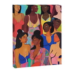 Identities, Woman Equality Human Rights, Female Individuality Feminist People, Friends Eclectic Bohemian Fashion Rustic Support System Painting  Canvas Print Gallery Image 8