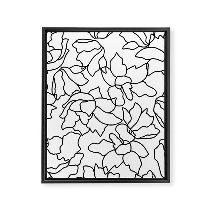 Isla #illustration #drawing Framed Canvas Print Gallery Image 1