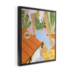 Kawa Tea #illustration #fashion Framed Canvas Print Gallery Image 2