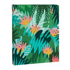 Let's Dance In The Sun, Wearing Wildflowers In Our Hair, Tropical Jungle Nature Botanical Painting Canvas Print Gallery Image 6