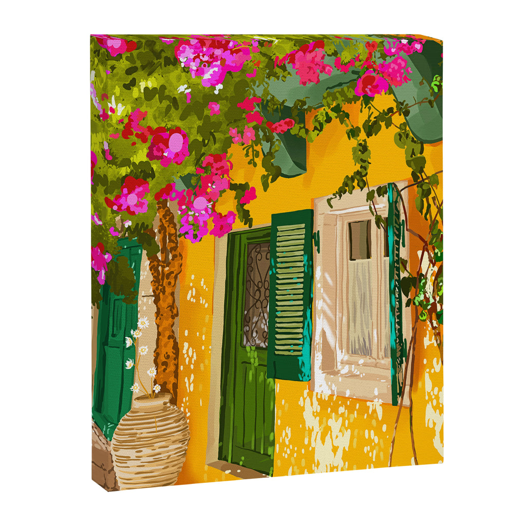 Living in the Sunshine. Always. | Summer Exotic Travel Architecture | Italy Sicily Boho Buildings Canvas Print Gallery Image 6