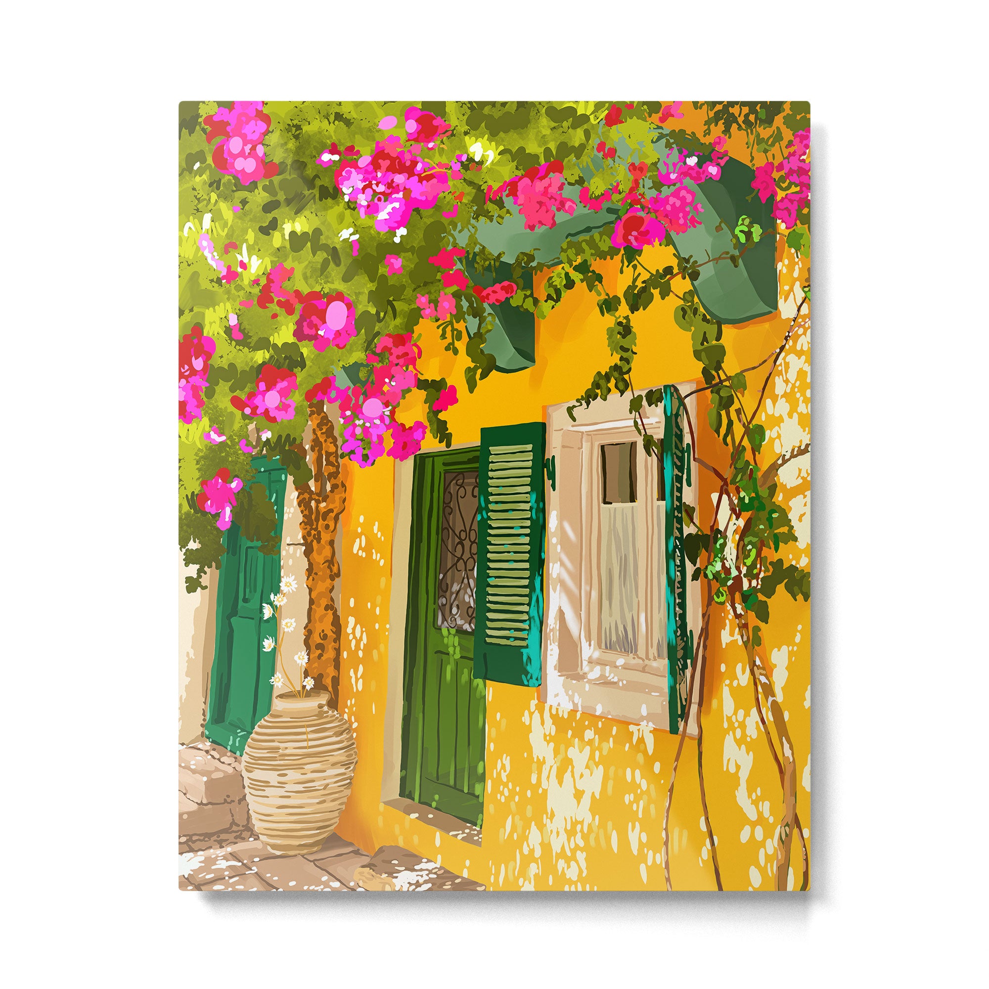 Living in the Sunshine. Always. | Summer Exotic Travel Architecture | Italy Sicily Boho Buildings Metal Print Gallery Image 4