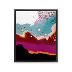 Logic Drowned In a Sea Of Emotion #digitalart #graphicdesign Framed Canvas Print Gallery Image 6