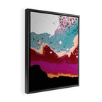 Logic Drowned In a Sea Of Emotion #digitalart #graphicdesign Framed Canvas Print Gallery Image 2