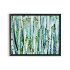 Lost Cactus, Watercolor Nature Painting, Botanical Neutral Illustration Minimal Drawing Jungle Framed Canvas Print Gallery Image 14
