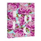 Love, Floral Typography Valentine's Graphic Design, Eclectic Modern Boho Botanical Rose Illustration Canvas Print Gallery Image 8