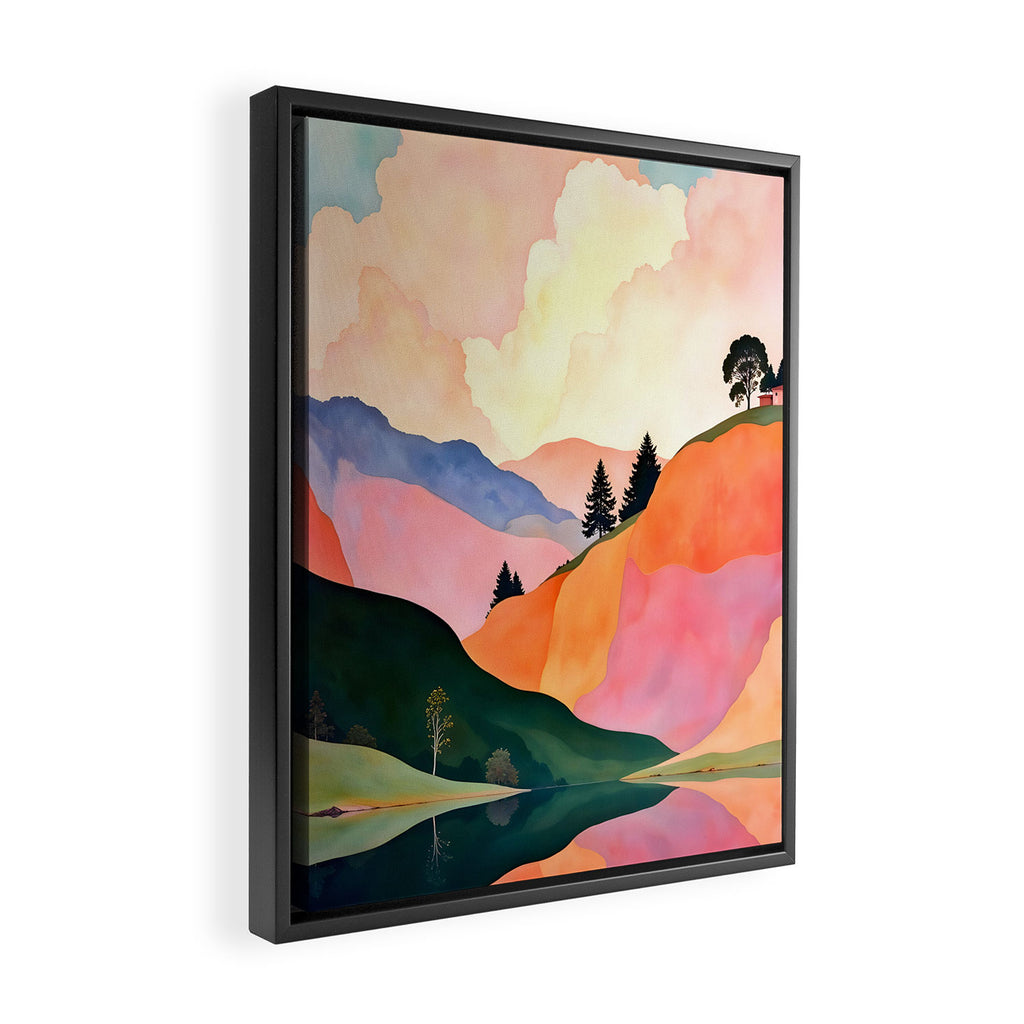 Love In the Air Framed Canvas Print Gallery Image 2