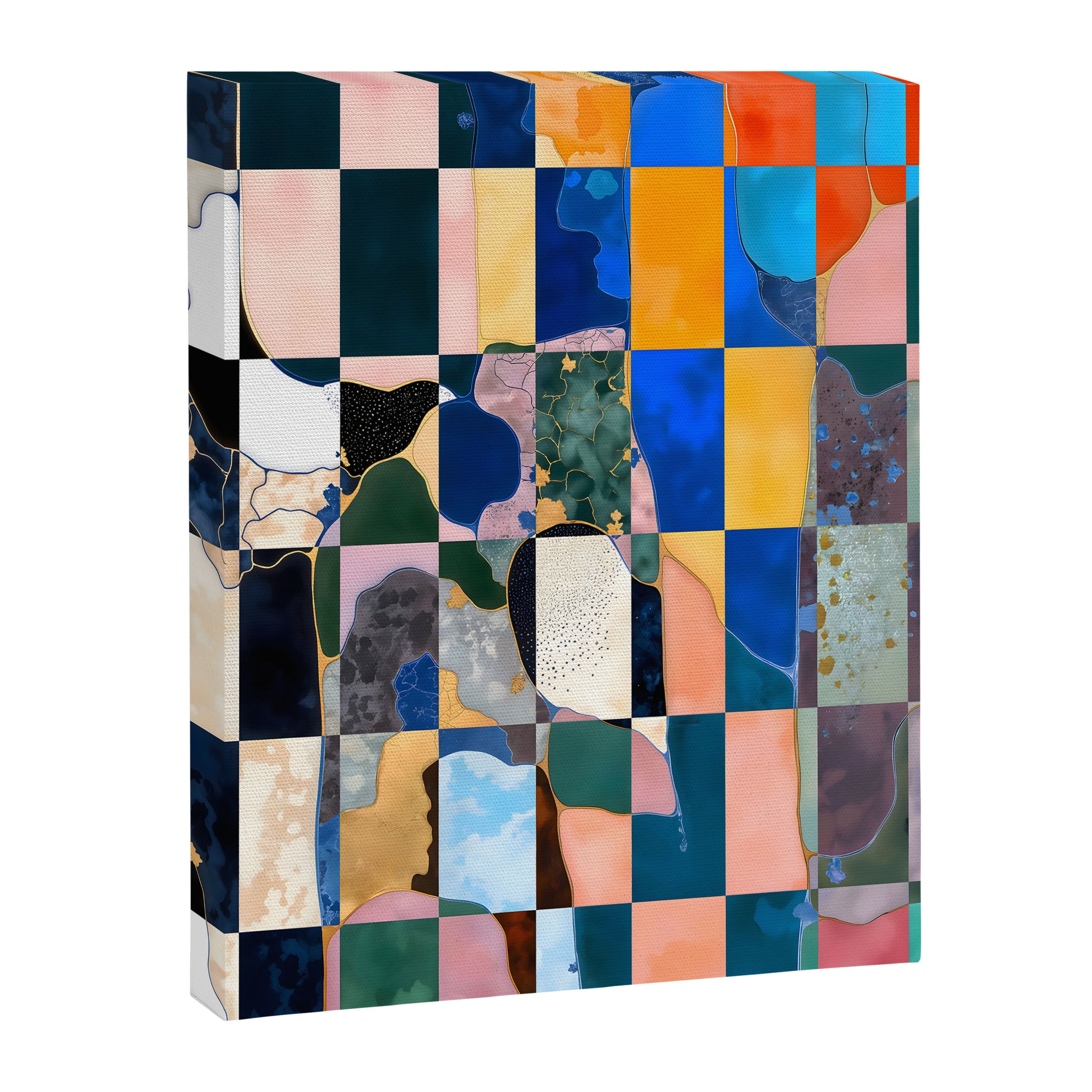 Luxe Checkerboard Canvas Print Gallery Image 6