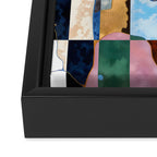 Luxe Checkerboard Framed Canvas Print Gallery Image 3