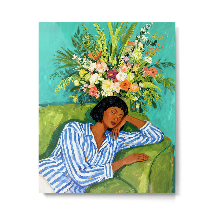 Luxury is having time to waste Metal Print Gallery Image 1