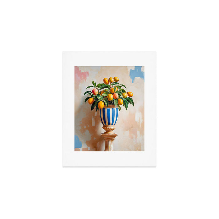  Mango Summer, India Fruits Still Life Tropical, Season Flower Pot Plants Botanical, Nature Plant Pots Blossom Juicy Painting Art Print Gallery Image 1