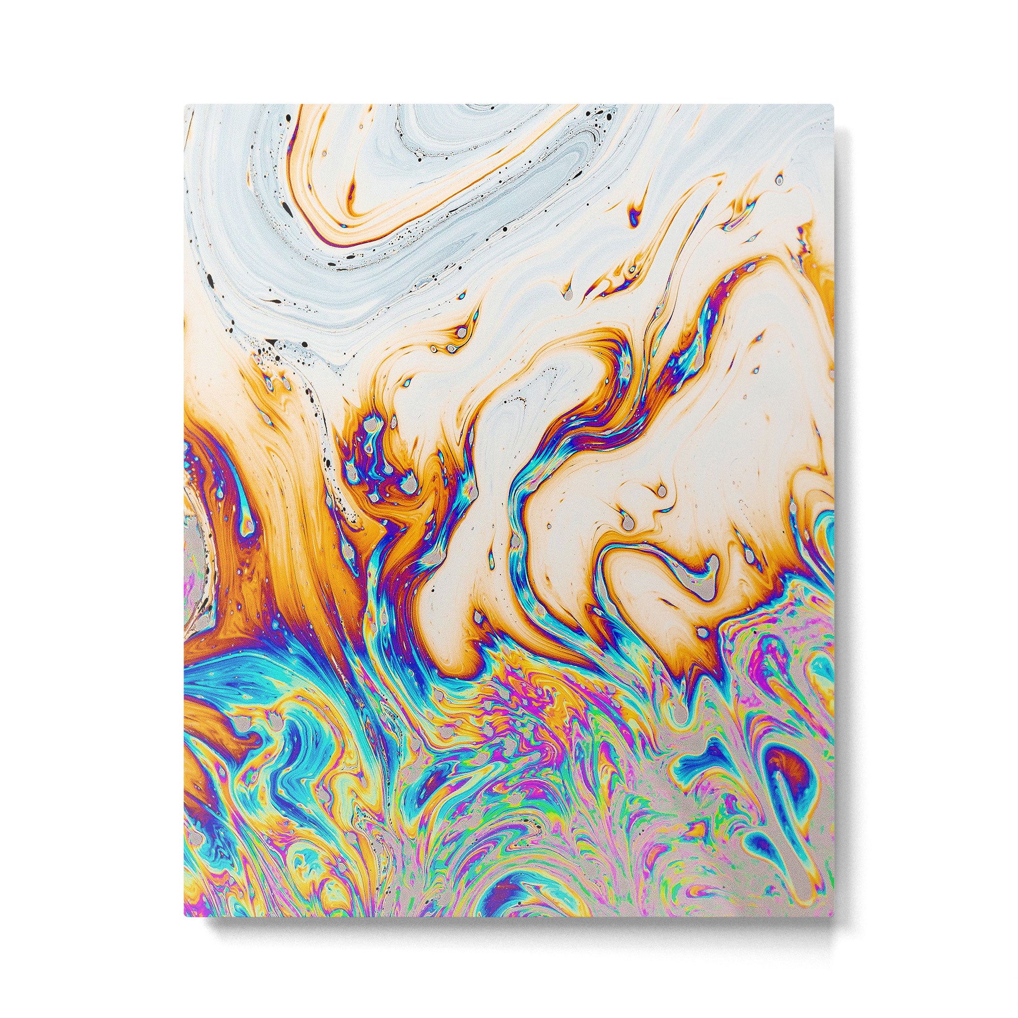 Marble & Fire Metal Print Gallery Image 4