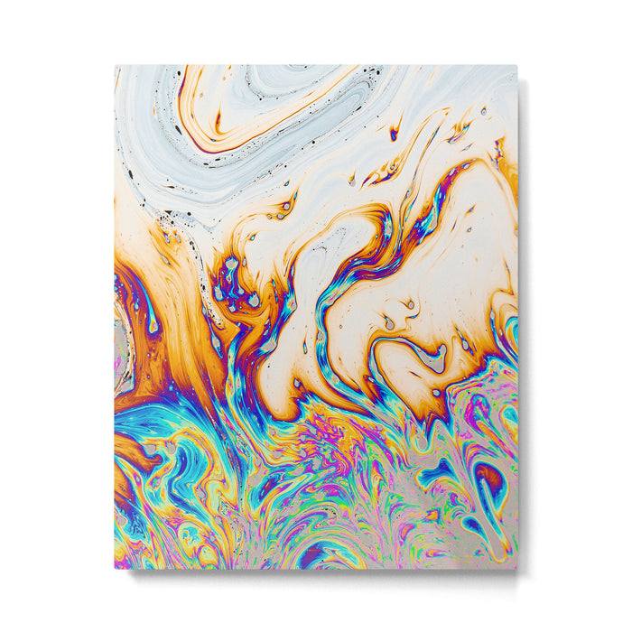 Marble & Fire Metal Print Gallery Image 1