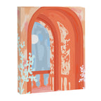Moonlit, Summer Day Home Decor, Architecture Indoor Building Interior Design, Full Moon Bohemian Eclectic Bright, Mindful Spiritual Joy Painting Canvas Print Gallery Image 6